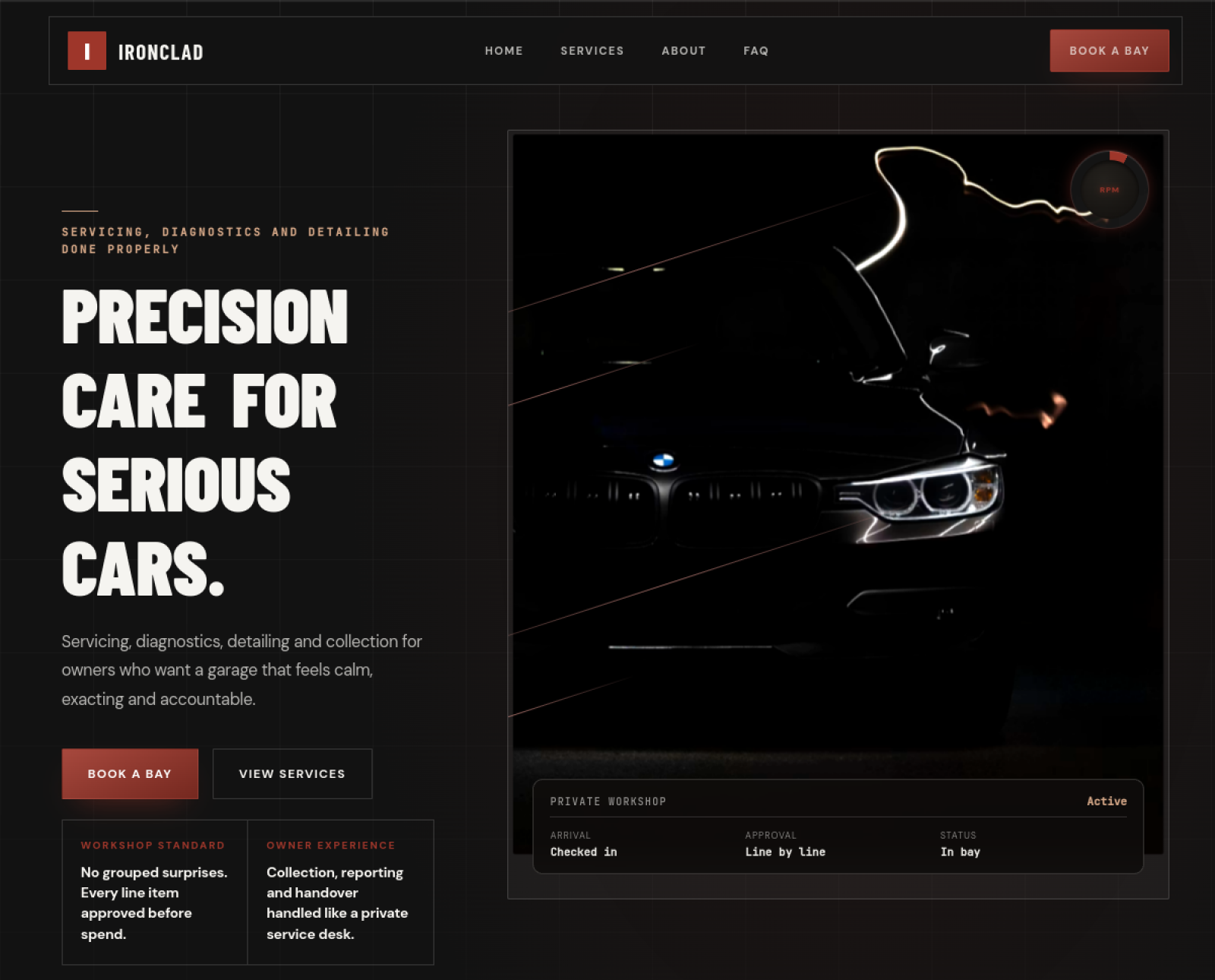 Ironclad Motorworks website
